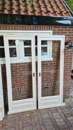 En-suite deuren - Hardhout & Glas, Doe-het-zelf en Verbouw, Deuren en Horren, Ophalen, Glas, Binnendeur, 200 tot 215 cm