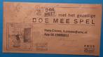 zoek oud gezellige Doe Mee spel Popeye met envelop ca 1938, Verzenden