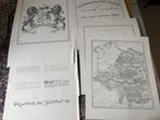 Kaartboek van Gelderland 1843. Afm 52 x 38 cm. FC800BOKI, Ophalen of Verzenden, 1800 tot 2000, Nederland, Landkaart