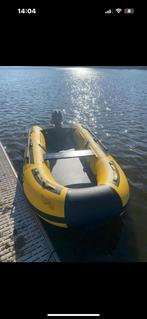 Rubberboot met airdeck 5 pk, Watersport en Boten, Kano's, Ophalen of Verzenden, Zo goed als nieuw, Twee personen, Overige typen