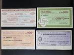 Bankbiljetten Italië set 100 lire, Ophalen of Verzenden, Italië, Setje