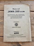 Jawa 350 Duitstalig instructie boekje