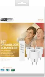 KlikAanKlikUit set draadloos schakelen, Doe-het-zelf en Verbouw, Elektra en Kabels, Ophalen of Verzenden, Nieuw, Stekker