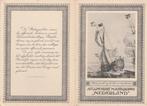Menu kaart van de Johan van Oldebarneveld 1933, Verzamelen, Ansichtkaarten | Themakaarten, Overige thema's, 1920 tot 1940, Verzenden