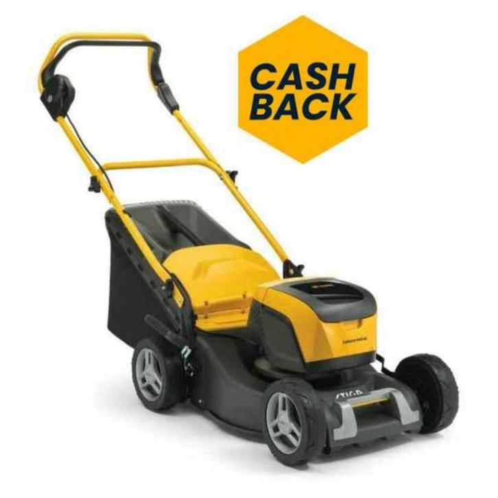 Stiga Collector 548 S AE Kit - Accumaaier, Tuin en Terras, Grasmaaiers, Nieuw, Accu-grasmaaier, 40 t/m 49 cm, Cirkelmaaier, Opvangbak