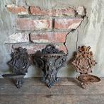 1x Gietijzeren console muurkandelaar wandkandelaar *Etage3*, Gebruikt, ., Ophalen of Verzenden, .