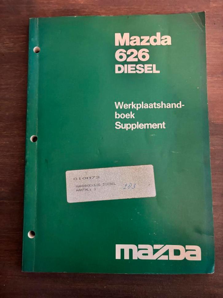 Mazda 626 Diesel Werkplaatshandboek Supplement, Boeken, Auto's | Boeken, Gelezen, Mazda, Ophalen of Verzenden