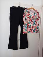 Flared broek van &Co +shirt maat xl., Ophalen of Verzenden, Zo goed als nieuw, Maat 46/48 (XL) of groter