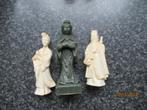 3 ZELDZAME OUDE CHINESE/JAPANSE BEELDJES-KUNSTHARS ?, Ophalen of Verzenden