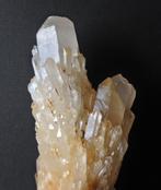 Quartz Kristalcluster - 15 cm x 5,7 cm x 4,5 cm - 435 gram, Verzenden, Mineraal