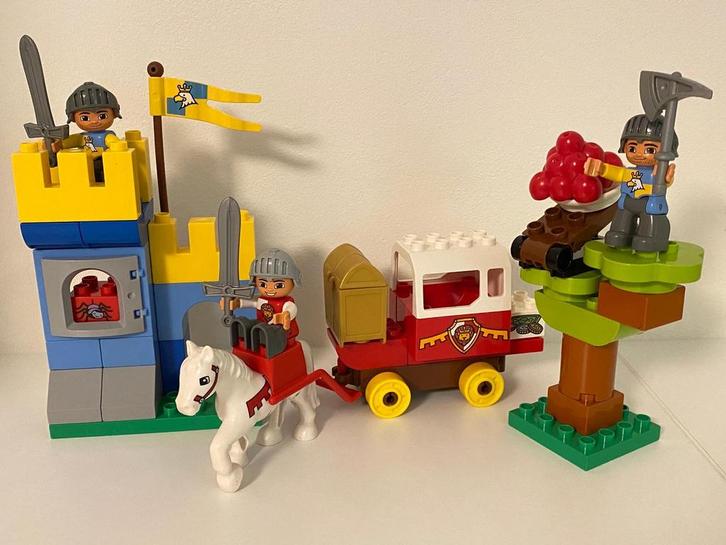 Duplo Ridderkasteel Set, Kinderen en Baby's, Speelgoed | Duplo en Lego, Gebruikt, Duplo, Complete set, Ophalen of Verzenden