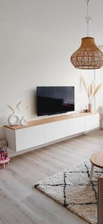Besta TV Meubel (2.40m) + Plank & Ophangrail, Huis en Inrichting, Ophalen, 25 tot 50 cm, 200 cm of meer, Minder dan 100 cm