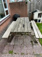 Picknick tafel, Ophalen of Verzenden, Gebruikt, Rechthoekig