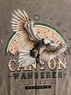 Grijze T-shirt met adelaar print, Kleding | Dames, T-shirts, Ophalen of Verzenden, Zo goed als nieuw, Korte mouw, Maat 36 (S)