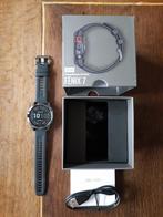 Garmin Fenix 7 Solar, 47mm, Sieraden, Tassen en Uiterlijk, Sporthorloges, Zwart, Garmin, Ophalen of Verzenden, Zo goed als nieuw
