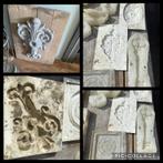 Beton Gipsen Ornamenten en Mallen siliconen mal div mallen, Ophalen