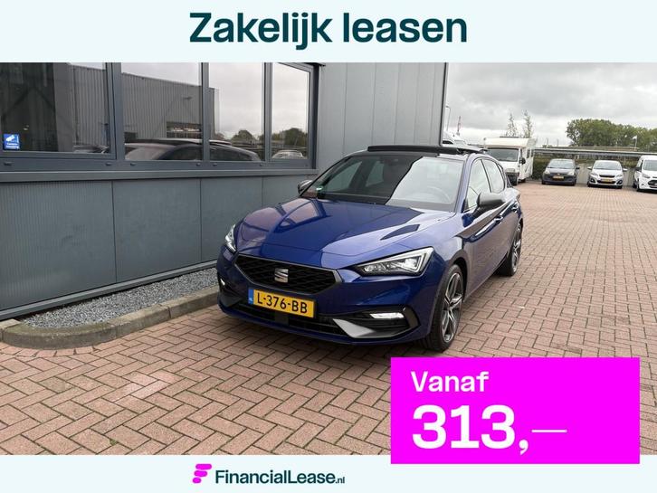 SEAT Leon 1.5 eTSI 150pk DSG FR Launch Edition SCHUIFDAK/BEA, Auto's, Seat, Bedrijf, Lease, Financial lease, Leon, ABS, Achteruitrijcamera