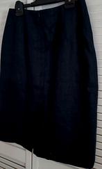Josephine & Co Linnen Rok Donkerblauw Maat 38, Maat 38/40 (M), Josephine & Co, Blauw, Ophalen of Verzenden