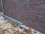 Betonpaal en onderstuk antraciet, Tuin en Terras, Schuttingen, Ophalen, Gebruikt, Hout, Minder dan 3 meter