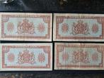 4x Oude Nederlandse 1 Gulden Biljetten 1945, Ophalen of Verzenden, 1 gulden, Setje