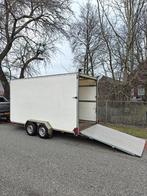 Blue Line gesloten aanhanger met laadklep, Ophalen of Verzenden, Zo goed als nieuw