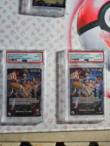 One piece monkey d luffy psa magazine exclusive!!! beschikbaar voor biedingen