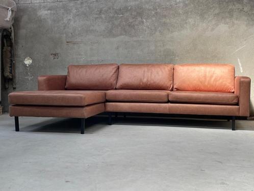 !!ACTIE!! Hoekbank Fali Cognac van €1099 voor €599, Huis en Inrichting, Banken | Bankstellen, Nieuw, Hoekbank, 250 tot 300 cm