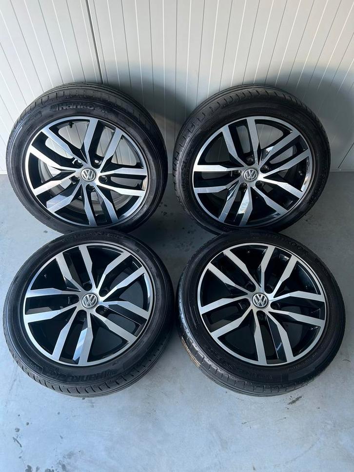 Originele Volkswagen Madrid Golf Caddy 5x112 17 Inch Zomer, Auto-onderdelen, Banden en Velgen, Banden en Velgen, Zomerbanden, 17 inch