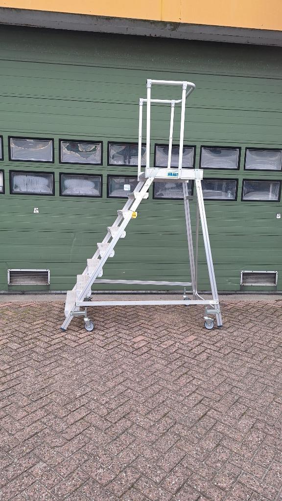 Bordestrap magazijntrap boottrap verrijbaretrap 7 treden, Doe-het-zelf en Verbouw, Ladders en Trappen, Gebruikt, Trap, 2 tot 4 meter