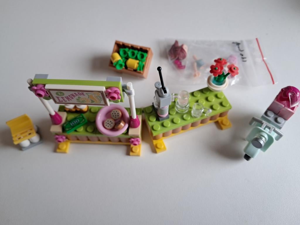 Lego Friends 41027 Lemonade Stand, Ophalen, Zo goed als nieuw, Complete set, Lego