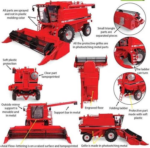 Case IH 2188 Axial Flow Combine, Hobby en Vrije tijd, Modelauto's | 1:32, Nieuw, Tractor of Landbouw, Universal Hobbies, Ophalen of Verzenden