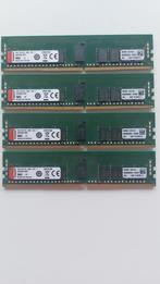 64GB (4x16GB) DDR4 Kingston RAM, Computers en Software, RAM geheugen, Ophalen, 2400MT/s, Server, DDR4