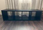 4 vaks Kallax open kast vakkenkast 4x1 zwart Ikea, Huis en Inrichting, Ophalen, 100 tot 150 cm, 5 laden of meer, Zo goed als nieuw