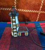 Vuurtoren lamp in Tiffany stijl, Gebruikt, Ophalen of Verzenden, X, Minder dan 50 cm