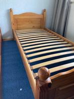2x 1 persoonsbed, Huis en Inrichting, Slaapkamer | Bedden, 90 cm, Gebruikt, Vintage, Bruin