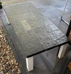 Solide salontafel beton/leisteen, Huis en Inrichting, Tafels | Salontafels, Ophalen, 100 tot 150 cm, 50 tot 100 cm, Zo goed als nieuw