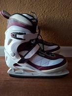 Schaatsen paars / wit maat 40, Sport en Fitness, Schaatsen, Overige merken, Ophalen of Verzenden, Zo goed als nieuw, IJshockeyschaatsen