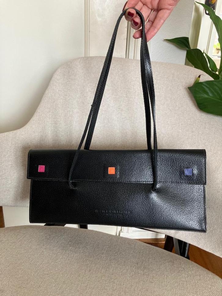 Hester van Eeghen tas, Sieraden, Tassen en Uiterlijk, Tassen | Damestassen, Nieuw, Schoudertasje, Zwart, Ophalen of Verzenden