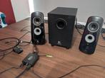 Logitech Z323 2.1 Speakers + Digital Converter voor PC / TV, Computers en Software, Pc speakers, Ophalen, Zo goed als nieuw