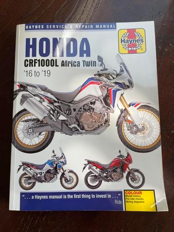 Haynes handleiding CRF 1000 africa twin 2016-2019 beschikbaar voor biedingen