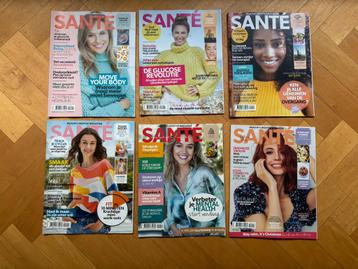Sante magazine tijdschrift 2024-2025 6 stuks als nieuw!  beschikbaar voor biedingen