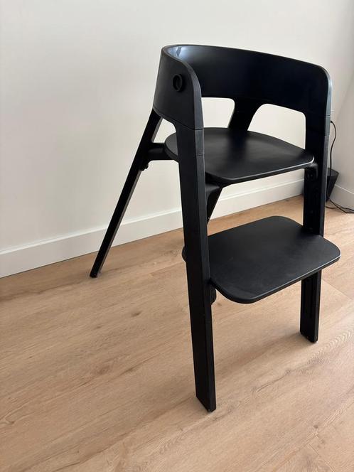 Stokke Steps kinderstoel met babyset, Kinderen en Baby's, Kinderstoelen, Gebruikt, Meegroeistoel, Ophalen