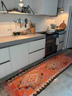 Marokkaans kelim vloerkleed loper, Huis en Inrichting, Stoffering | Tapijten en Kleden, 200 cm of meer, Zo goed als nieuw, Rechthoekig