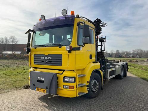 2007 MAN TGA 26.360 6x2-2 BL Containerwagen, Auto's, Vrachtwagens, Bedrijf, MAN, Overige brandstoffen, Euro 4, Origineel Nederlands