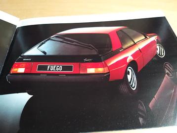 Jaren 80 Renault Fuego coupés folder Nederlands óók volleder beschikbaar voor biedingen
