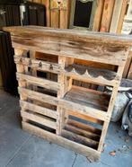 Rek voor in de overkapping, Huis en Inrichting, Woonaccessoires | Wijnrekken, Ophalen, Zo goed als nieuw, Hout, Minder dan 50 cm