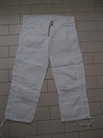 maat M, (40) 1 nieuwe witte Zeeman broek / capri, Kleding | Dames, Broeken en Pantalons, Maat 38/40 (M), Zeeman, Wit, Nieuw
