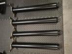 Vier zwarte metalen tafelpoten, Tafelpoot, Minder dan 50 cm, Gebruikt, 50 tot 100 cm