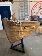 Mooie voorsteven van antieke houten zeilboot, Ophalen, Zo goed als nieuw