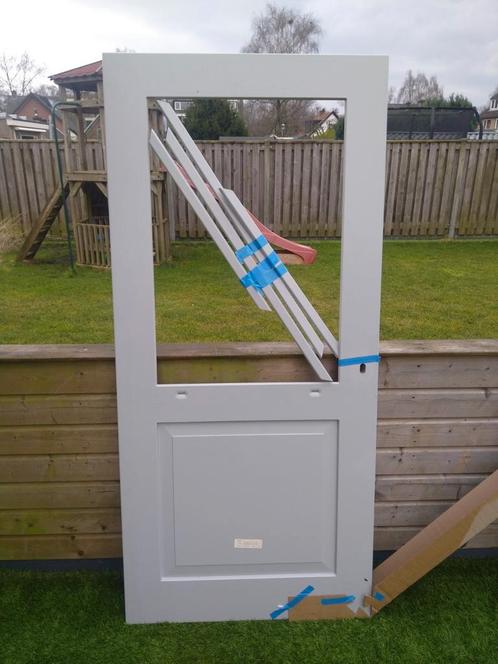 Skantrae deur type 599 maat 93x201,5 compleet slot iso glas, Doe-het-zelf en Verbouw, Deuren en Horren, Nieuw, Buitendeur, 200 tot 215 cm
